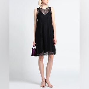 Alpha Studio | Midi Silk Pencil Dress